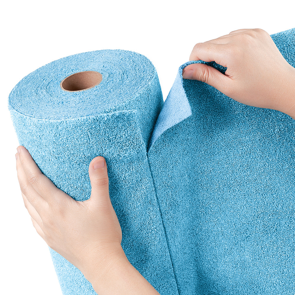 36 Pack Tear-Away Microfiber Roll(Blue)