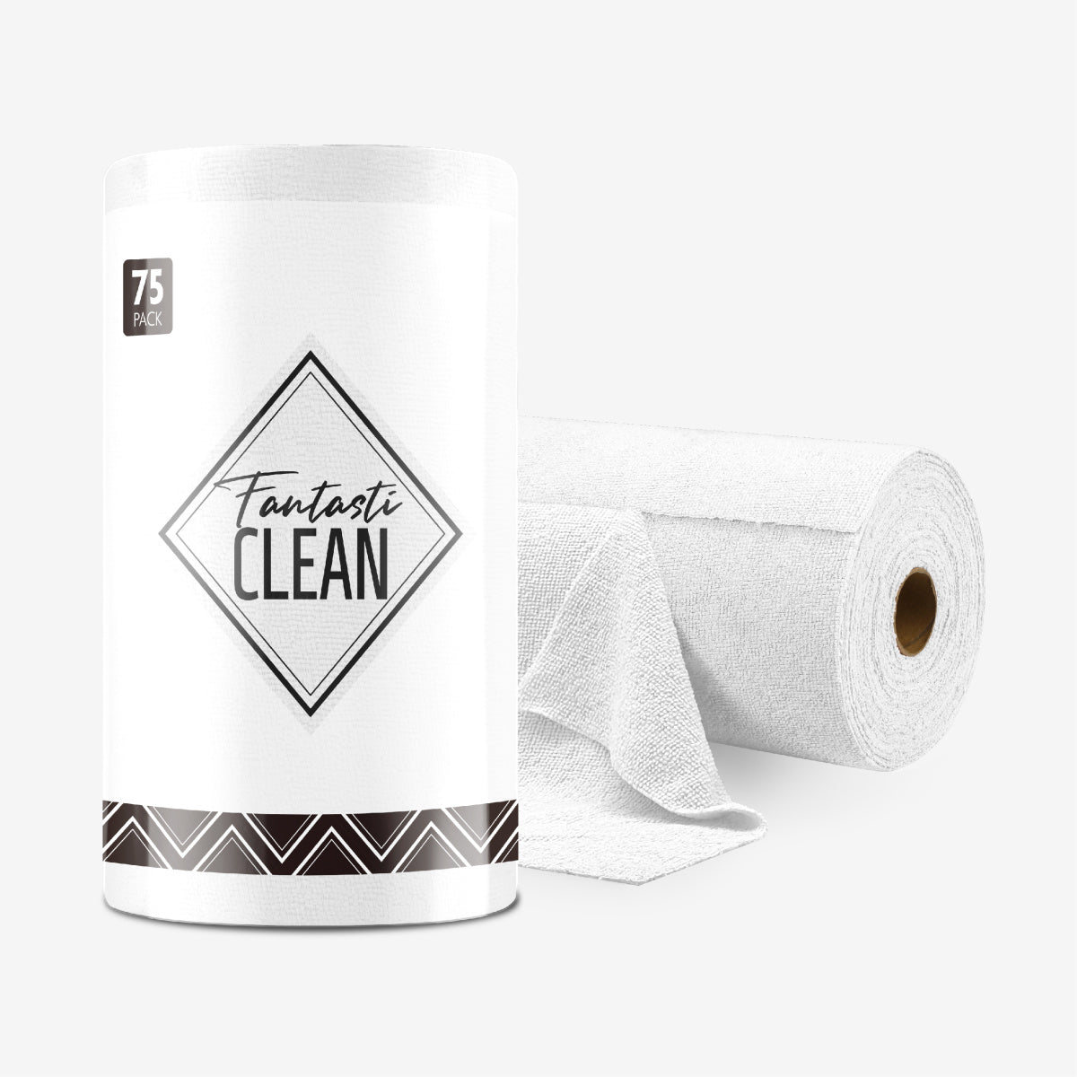 9Pcs Microfiber on a Roll Tear-Away Cleaning Towels, Reusable and Washable Cloths for Car, House