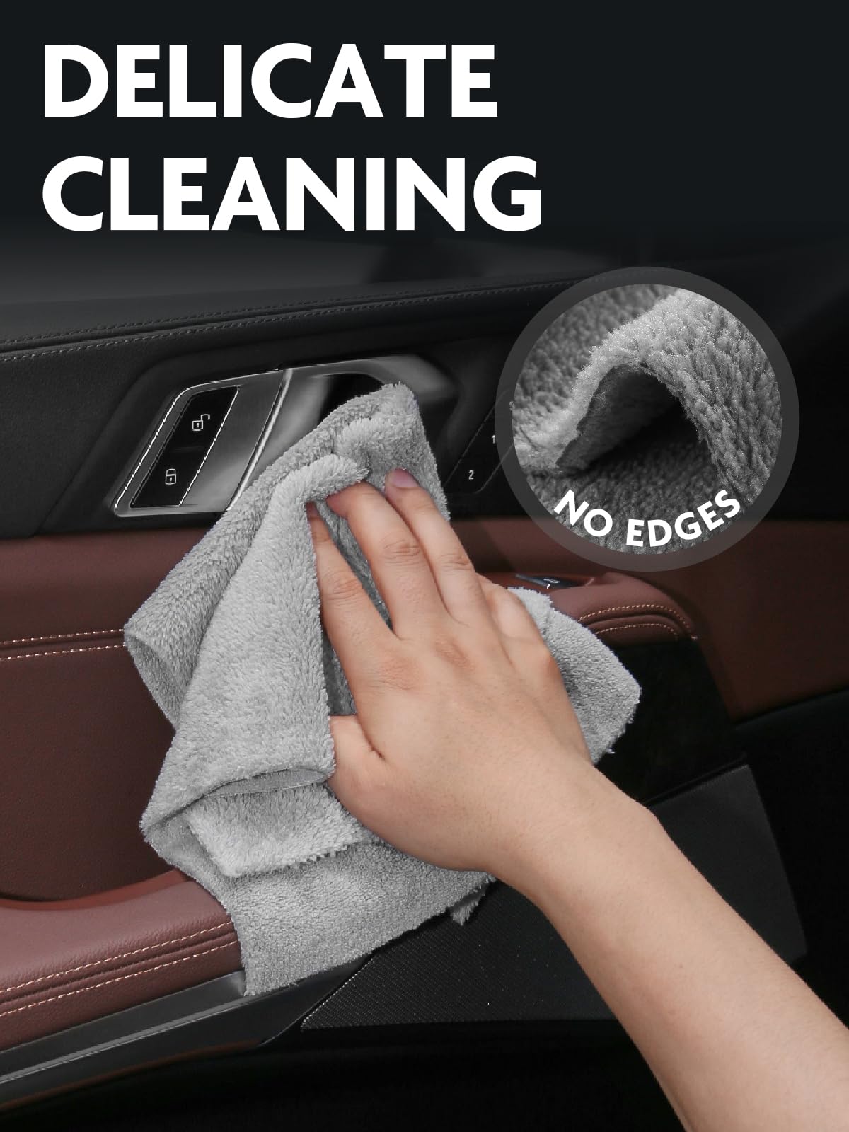 20 Pack Tear-Away Microfiber Roll(Grey)