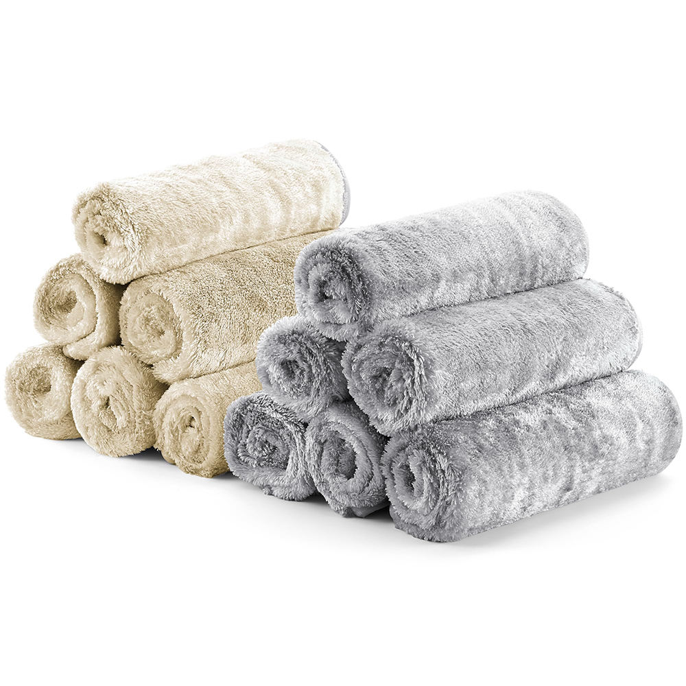 FantastiCLEAN 900GSM Reusable and Washable Cloths Microfiber Cleaning Cloth- Car Drying Towels(CMGY)