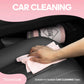 120-Pack 8x8 Inch Microfiber Cleaning Cloth Roll Tear Away Paperless Towels（Pink and Off-White）
