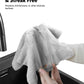 90 Pack Microfiber on a Roll Tear-Away Cleaning Towels, Reusable and Washable Cloths, for Car(Grey)