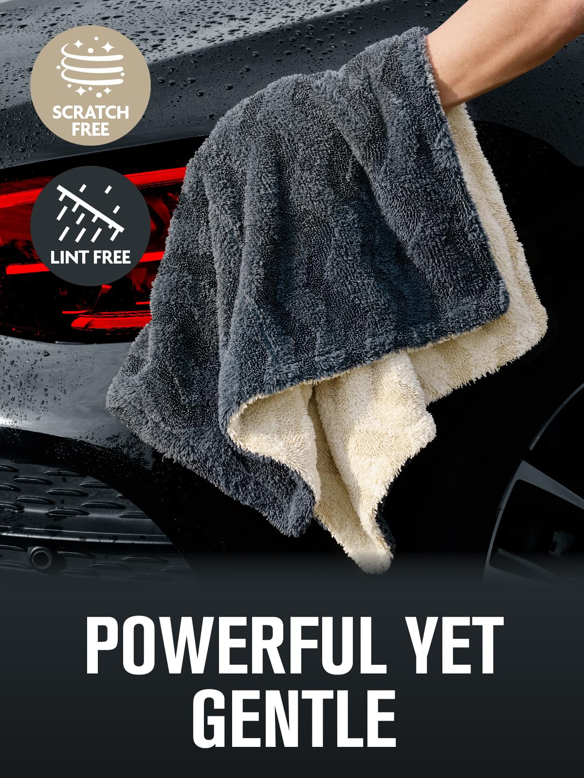 Fantasticlean 2 Pack-Premium Large Car Drying Towel- 26‘’ by 20''