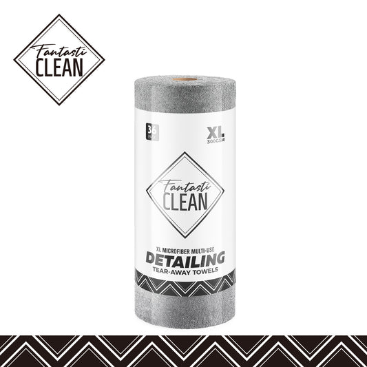 36 Pack Tear-Away Microfiber Roll（Grey）