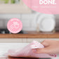 Designer Gingham Microfiber Towel Roll (36-Pack) - Boutique Texture, Ultra-Absorbent & Washable - 18"x12" (Pink)