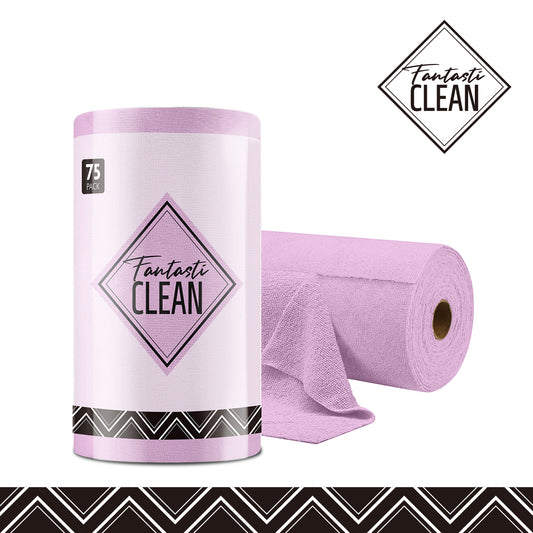 Microfiber on a Roll Tear-Away Cleaning Towels, Reusable and Washable Cloths, for Car, House