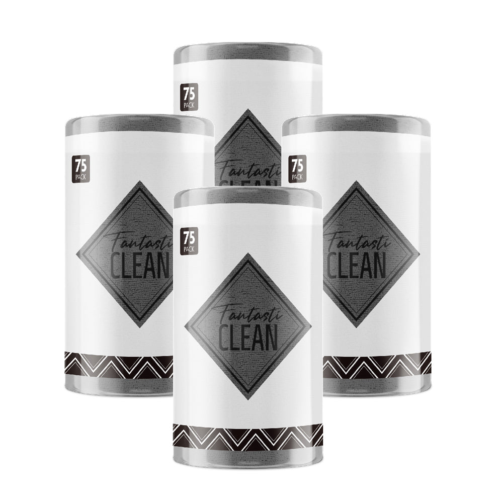 4Pcs Microfiber on a Roll Tear-Away Cleaning Towels, Reusable and Washable Cloths, for Car, House(Dimgray)