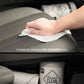 60 Pack Tear-Away Reusable Microfiber Towel Roll - Washable Kitchen Paper Towel Alternative Cleaning Rags (8"x8", White)