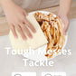 Easy Tear-Away Microfiber Cleaning Roll (75-Pack) - Satisfying, Washable & Reusable - 12"x12"(Beige)