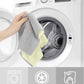 Easy Tear-Away Microfiber Cleaning Roll (75-Pack) - Satisfying, Washable & Reusable - 12"x12"(Beige)