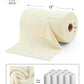 Easy Tear-Away Microfiber Cleaning Roll (75-Pack) - Satisfying, Washable & Reusable - 12"x12"(Beige)
