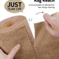 Easy Tear-Away Microfiber Cleaning Roll (150-Pack) - Satisfying, Washable & Reusable - 12"x12"(Tan & Beige)