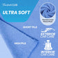 Eco-Smart Car Detailing Roll - 20 Reusable & Tear-Away Microfiber Cloths(Blue)