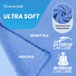 20 Pack Tear-Away Microfiber Roll（Blue）
