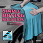 FantastiCLEAN Premium Car Drying Towels 2-Pack - 32"x24" Dual-Color Blue