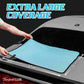 FantastiCLEAN Premium Car Drying Towels 2-Pack - 32"x24" Dual-Color Blue