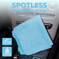 2-in-1 Luxe Microfiber Roll | 36 Pack Tear-Away Dual-Sided Towels 16"x16"(Glossy Blue)