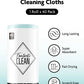 New Easy Tear-Away Microfiber Towel Roll (40-Pack) - Ultra-Absorbent, Eco-Friendly & Lint-Free - 12"x12"(Blue)