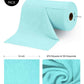 Easy Tear-Away Microfiber Cleaning Roll (75-Pack) - Satisfying, Washable & Reusable - 12"x12"(Blue)