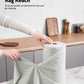 Easy Tear-Away Microfiber Cleaning Roll (75-Pack) - Satisfying, Washable & Reusable - 12"x12" (Grey)