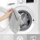 Easy Tear-Away Microfiber Cleaning Roll (75-Pack) - Satisfying, Washable & Reusable - 12"x12" (Grey)