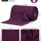 Easy Tear-Away Microfiber Cleaning Roll (75-Pack) - Satisfying, Washable & Reusable - 12"x12"(Deep Purple)