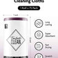Easy Tear-Away Microfiber Cleaning Roll (75-Pack) - Satisfying, Washable & Reusable - 12"x12"(Deep Purple)