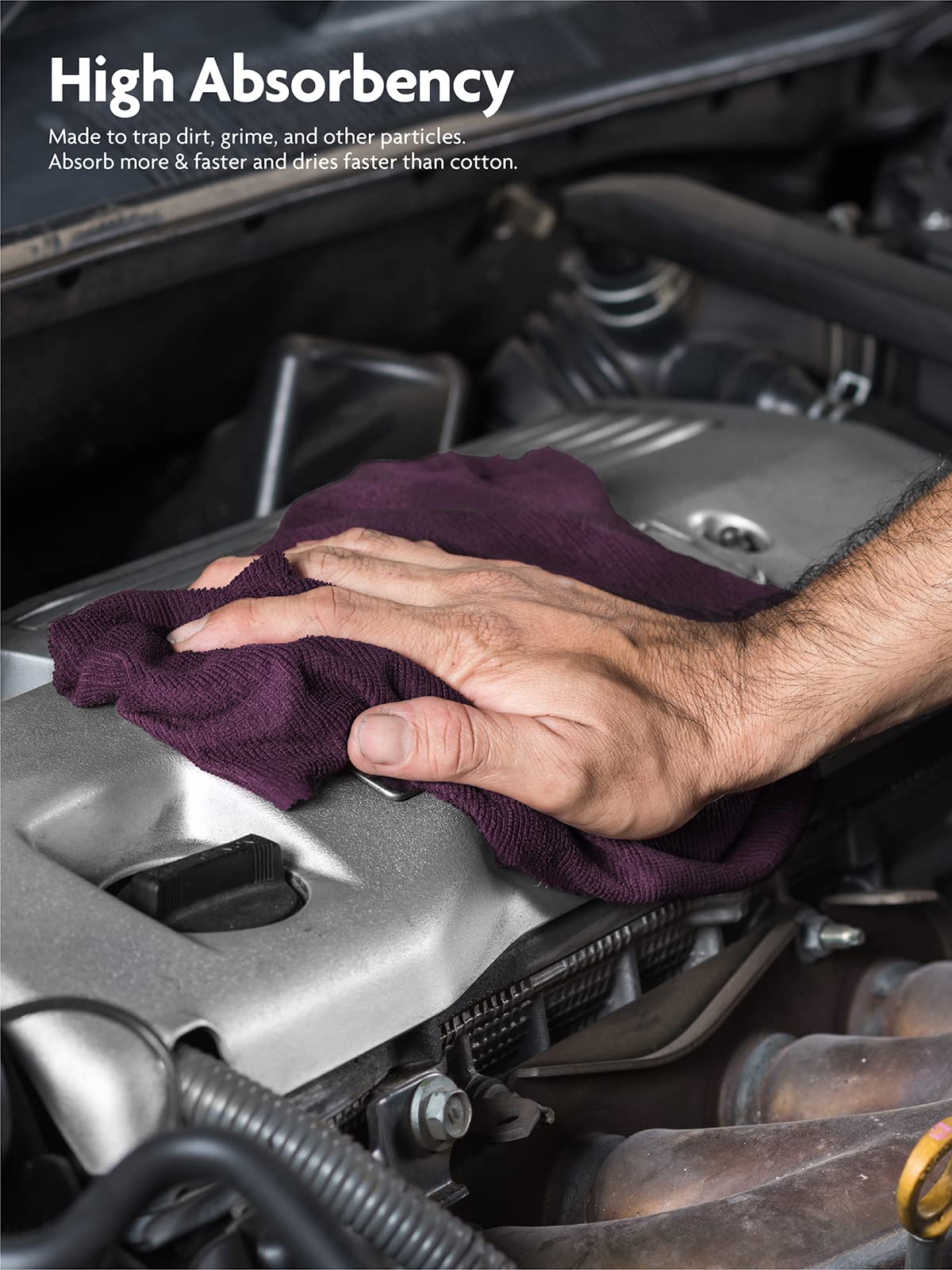 Microfiber on a Roll Tear-Away Cleaning Towels, Reusable and Washable Cloths, for Car, House