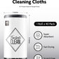 40 Pack Microfiber Cleaning Cloth Roll Tear Away Microfiber Towels 12" x 12" (Deep Grey)