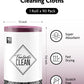 The Bulk Clean Roll | 90-Pack Reusable Easy Tear-Away Microfiber Towels(Deep Purple)