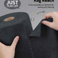 Easy Tear-Away Microfiber Cleaning Roll (75-Pack) - Satisfying, Washable & Reusable - 12"x12"(Dimgray)