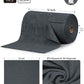 Easy Tear-Away Microfiber Cleaning Roll (75-Pack) - Satisfying, Washable & Reusable - 12"x12"(Dimgray)