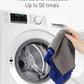 Easy Tear-Away Microfiber Cleaning Roll (75-Pack) - Satisfying, Washable & Reusable - 12"x12"(Dimgray)