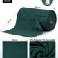 4Pcs Microfiber on a Roll Tear-Away Cleaning Towels, Reusable and Washable Cloths, for Car, House(Forest Green)