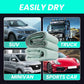 FantastiCLEAN 2-Pack Reusable Microfiber Car Drying Towels - 16"x24" Green