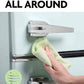 Easy Tear-Away Microfiber Cleaning Roll (75-Pack) - Satisfying, Washable & Reusable - 12"x12"(Green)