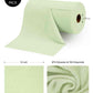 Easy Tear-Away Microfiber Cleaning Roll (75-Pack) - Satisfying, Washable & Reusable - 12"x12"(Green)
