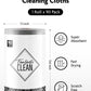 The Bulk Clean Roll | 90-Pack Reusable Easy Tear-Away Microfiber Towels(Grey)