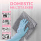 2-in-1 Luxe Microfiber Roll | 36 Pack Tear-Away Dual-Sided Towels 16"x16"(Glossy Grey)