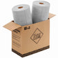 Easy Tear-Away Microfiber Cleaning Roll (150-Pack) - Satisfying, Washable & Reusable - 12"x12"(2 Rolls of Grey)