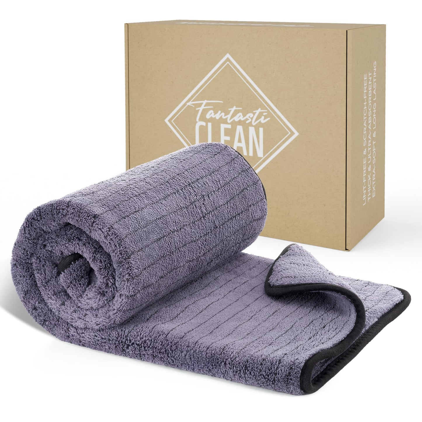 FantastiCLEAN Reusable and Washable Cloths Microfiber Cleaning Cloth- Car Drying Towels