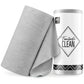 New Easy Tear-Away Microfiber Towel Roll (40-Pack) - Ultra-Absorbent, Eco-Friendly & Lint-Free - 12"x12"(Grey)
