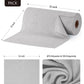 New Easy Tear-Away Microfiber Towel Roll (40-Pack) - Ultra-Absorbent, Eco-Friendly & Lint-Free - 12"x12"(Grey)