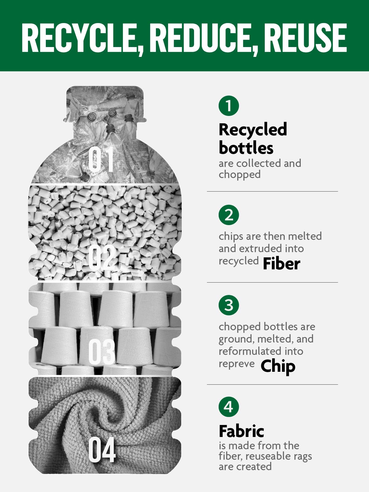 9Pcs Microfiber on a Roll Tear-Away Cleaning Towels, Reusable and Washable Cloths for Car, House(Grey)