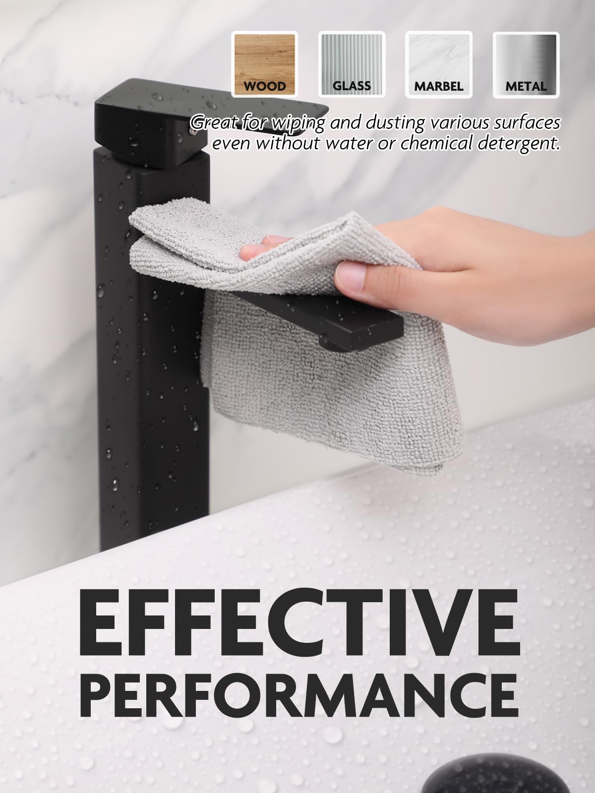 2-in-1 Eco-Roll Set | 60 Reusable Tear-Away Towels - Grey & DimGrey