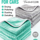 FantastiCLEAN 700GSM Reusable and Washable Cloths Microfiber Cleaning Cloth- Car Drying Towels（GRGY）