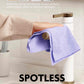 Easy Tear-Away Microfiber Cleaning Roll (75-Pack) - Satisfying, Washable & Reusable - 12"x12"(Lavender)