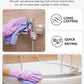 Easy Tear-Away Microfiber Cleaning Roll (75-Pack) - Satisfying, Washable & Reusable - 12"x12"(Lavender)