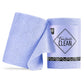 60 Pack Tear-Away Reusable Microfiber Towel Roll - Washable Kitchen Paper Towel Alternative Cleaning Rags (8"x8", Purple)