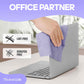 60 Pack Tear-Away Reusable Microfiber Towel Roll - Washable Kitchen Paper Towel Alternative Cleaning Rags (8"x8", Purple)